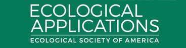 masthead for Ecological Applications journal